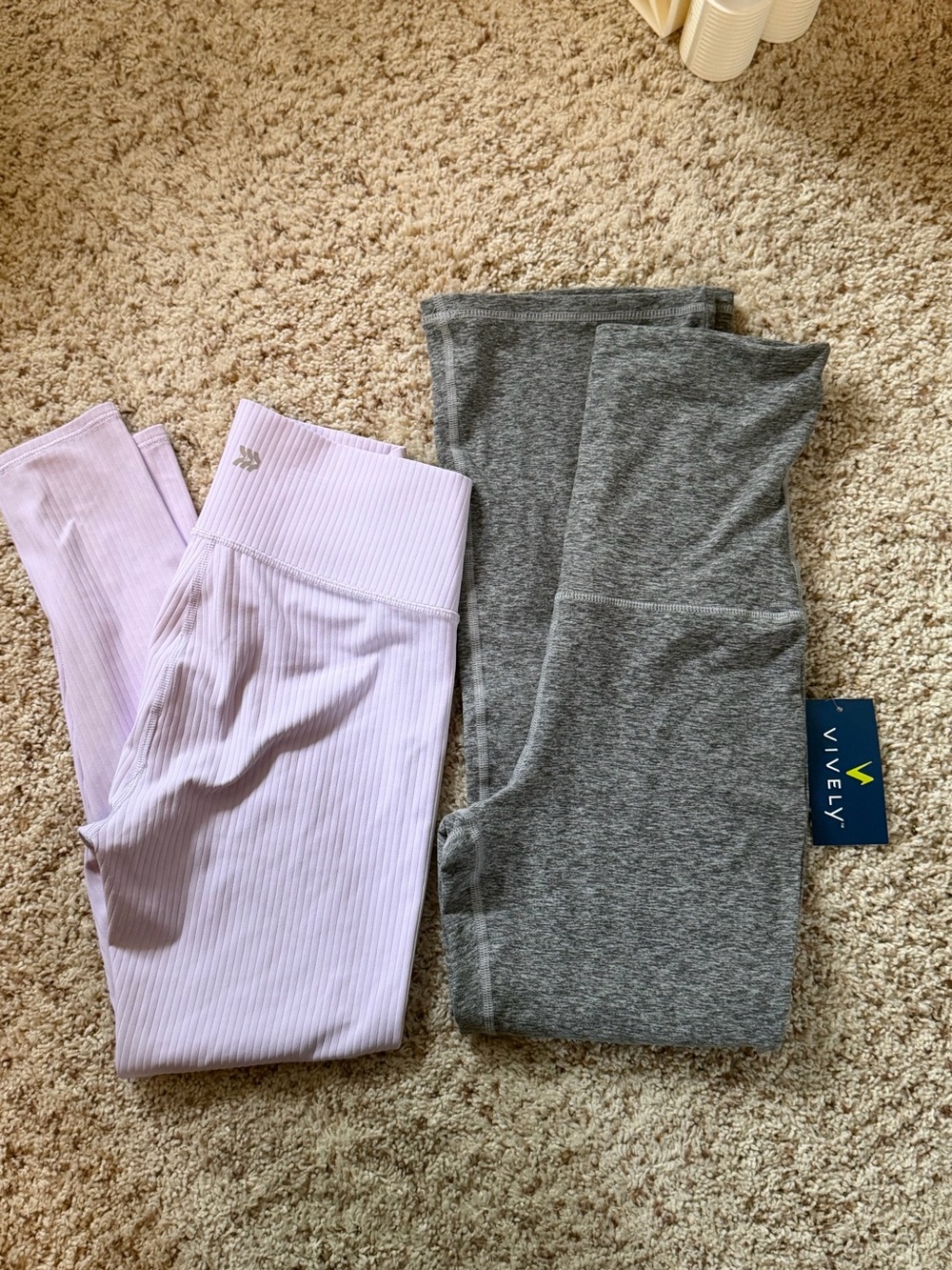 Kids New 2 pair all in motion & lively leggings